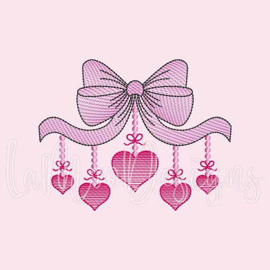 Valentine's Day Sketch Design Embroidery Design